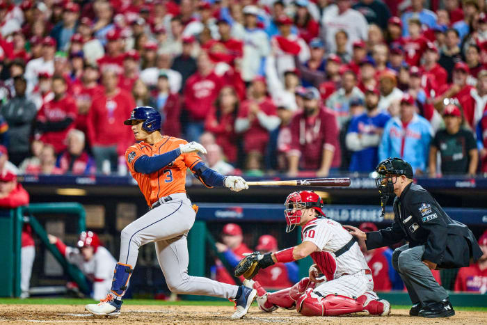 Astros shortstop Jeremy Peña